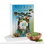 Pure LivEco Neem Powder - natural organic herbal remedy for healthy skin and hair.