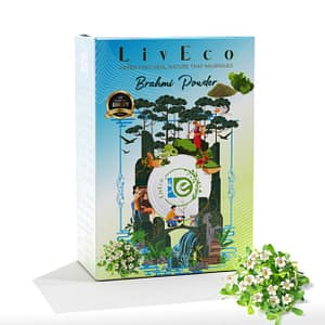 liveco brahmi powder for hair pack